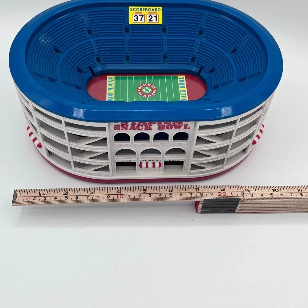 Vintage 1998 Stadium Snack Bowl Football‎ Stadium Shaped Serving Dish – Tailgate